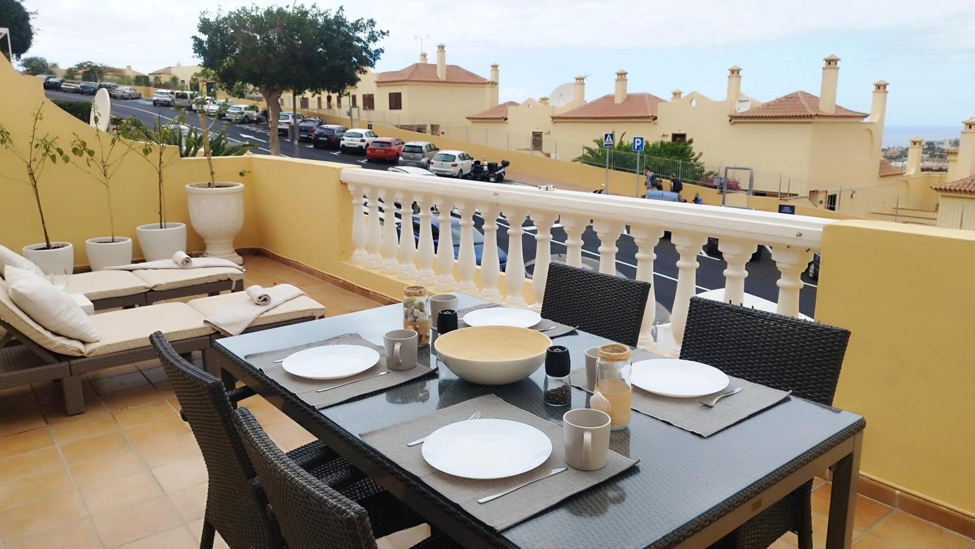 Charming & Sunny Apartment With Ocean View Costa Adeje  Buitenkant foto